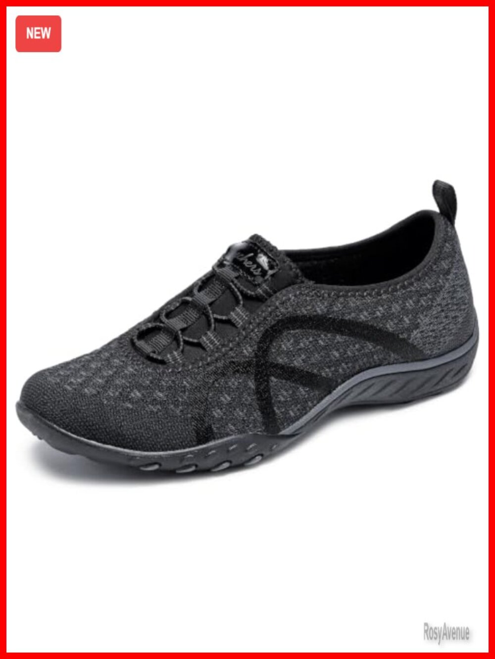 Skechers Breathe Easy Fortune Knit Slip-On Sneakers Memory Foam